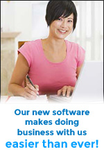 Our new software makes doing business with us easier than ever!